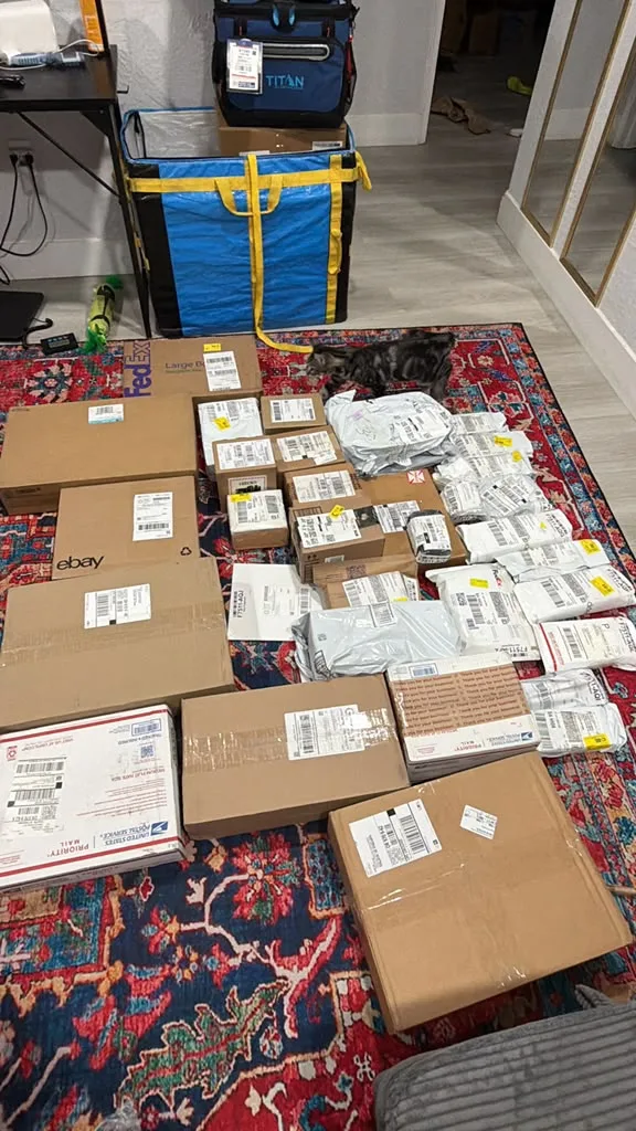 Pedidos organizados para preparar el envío