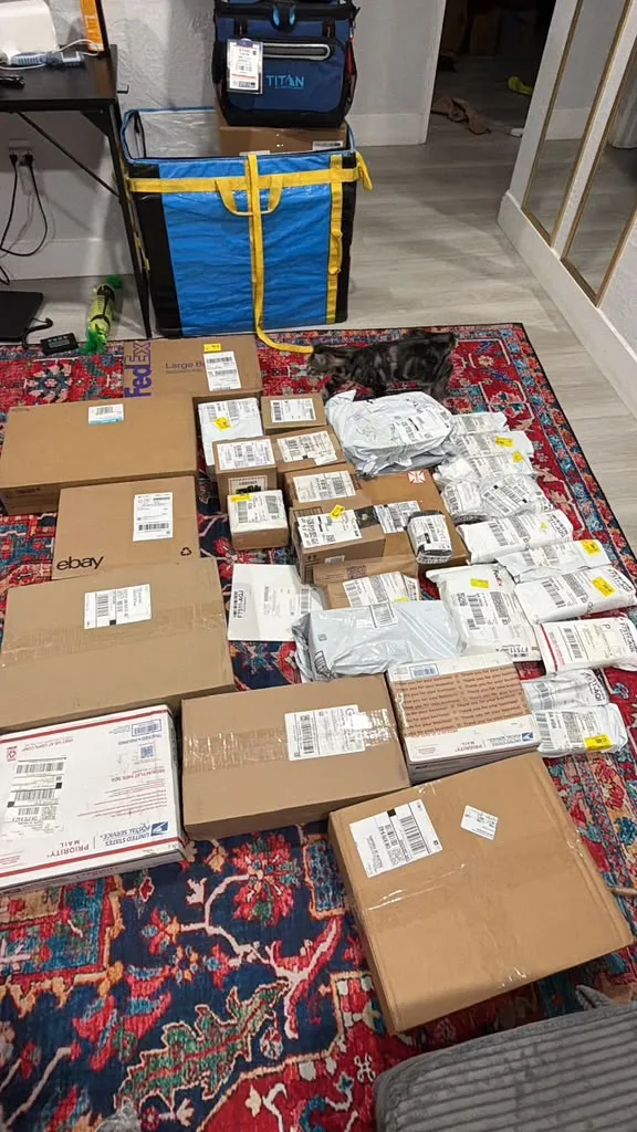 Productos recibidos antes del embalaje